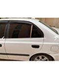 Hyundai Accent Admira 2000-2006 Uyumlu Cam Kelebek 2 Parça Krom Paslanmaz Çelik