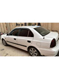 Hyundai Accent Admira 2000-2006 Uyumlu Cam Kelebek 2 Parça Krom Paslanmaz Çelik