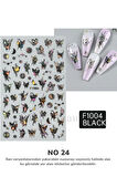 Renkli ve Desenli Tırnak Stickerları - Nail Art Sticker Çeşitleri - Su ile Yapışan Kolay Uygulama
