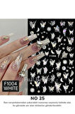 Renkli ve Desenli Tırnak Stickerları - Nail Art Sticker Çeşitleri - Su ile Yapışan Kolay Uygulama
