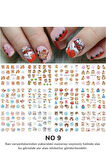 Renkli ve Desenli Tırnak Stickerları - Nail Art Sticker Çeşitleri - Su ile Yapışan Kolay Uygulama