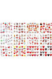 Renkli ve Desenli Tırnak Stickerları - Nail Art Sticker Çeşitleri - Su ile Yapışan Kolay Uygulama