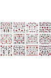 Renkli ve Desenli Tırnak Stickerları - Nail Art Sticker Çeşitleri - Su ile Yapışan Kolay Uygulama