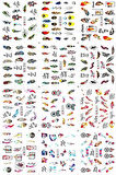 Renkli ve Desenli Tırnak Stickerları - Nail Art Sticker Çeşitleri - Su ile Yapışan Kolay Uygulama