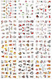 Renkli ve Desenli Tırnak Stickerları - Nail Art Sticker Çeşitleri - Su ile Yapışan Kolay Uygulama