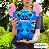 5600 Parça (Kutulu) Orijinal Stitch Karikatür Yapı Blokları - Stitch Anime Temalı Parti Oyunları- LEGO - karne hediyesi