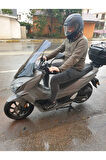 Mondial Strada 125 Siperlik Ön Cam 2023 2024 Model 75cm Açıkfüme Renkli 4mm UZUN CAM