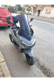 Mondial Strada 125 Siperlik Ön Cam 2023 2024 Model 75cm Siyah Renkli 4mm UZUN CAM