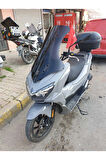 Mondial Strada 125 Siperlik Ön Cam 2023 2024 Model 75cm Siyah Renkli 4mm UZUN CAM