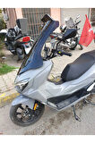Mondial Strada 125 Siperlik Ön Cam 2023 2024 Model 75cm Siyah Renkli 4mm UZUN CAM
