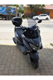 Suzuki Burgman Street Ex 125 Siperlik Ön Cam 2023 2024 Model 62cm Açıkfüme Renkli 4mm