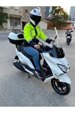 Suzuki Burgman Street Ex 125 Siperlik Ön Cam 2023 2024 Model 62cm Şeffaf Renkli 4mm