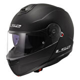 LS2 STROBE 2 MAT SİYAH ÇENE AÇILIR KASK