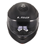 LS2 STROBE 2 MAT SİYAH ÇENE AÇILIR KASK