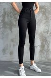 LİKRALI YÜKSEK BEL SKİNNY FİT JEANS PANTOLON