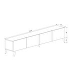 Siyah 160 cm TV Ünitesi %100 Mdf - Modern ve Şık Tasarım