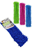 Suff1 Adet Nemli Ve Kuru Makarna Mop Ucu Mikrofiber Paspas Yedeği 40 Cm