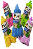 Suff  Medium Mikrofiber Havlu Paspas Mop Ucu Ve Ahşap Sapı Takım