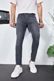 Erkek Likralı Denim Skinny Fit Süper Dar Jeans