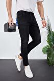 Erkek Likralı Denim Skinny Fit Süper Dar Jeans