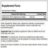 Swanson Magnesium(Magnezyum) Citrate Bone Health- Super Strength 112.5 mg 240 Tabs