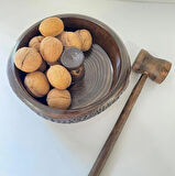 Beyaz Atölyem Kahverengi  Ahşap Görünümlü Ceviz ve Fındık Kıracağı