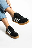Siyah-Beyaz Kadın Kontrast Parçalı Spor Ayakkabı Rahat Kadın Sneakers