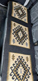 Reversible Oto Koltuk Kilim Seti • 3 Parça • Makine Dokuma • Akrilik & Polyester • Saçaklı