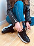 Bağcık Detaylı Rahat Kadın Sneakers Spor Ayakkabı