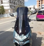 MOTOCAM SYM Adx 125 Ön Cam 2023-2026 Model 70cm Siyah Renkli 4mm UZUN