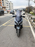 MOTOCAM SYM ADX 300 Siperlik Ön Cam 2024-2025 Model 65cm Açıkfüme Renkli 4mm ORTA BOYLU CAM