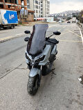 MOTOCAM SYM ADX 300 Siperlik Ön Cam 2024-2025 Model 75cm Siyah Renkli 4mm UZUN CAM