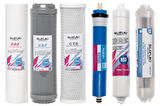 Açık Kasa Su Arıtma Cihazı Tam Set (7 Filtre)alkali Ve Mineral Filtre Ilaveli