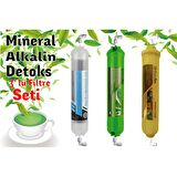 Mineral.Alkalin Detoks 3'Lü Filtre Seti