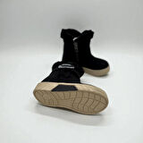 KIZ ÇOCUK TOKA DETAYLI SİYAH RENK KAYMAZ TABAN BOT 