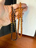 SIKMA ÇUBUK KEHRİBAR BAL RENKLİ TEKERLEK KESİM + BAL RENKLİ KAPSÜL KESİM SIKMA KEHRİBAR T-214