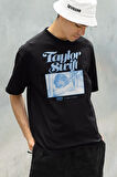 Tasarım Taylor Swift Baskılı Unisex Oversize 1989 Tişört