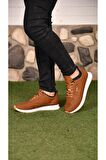 Şık Tasarım Bağcıklı Hafif Günlük Yürüyüş Rahat Taban Casual Sneaker Spor Ayakkabı