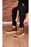 Şık Tasarım Bağcıklı Hafif Günlük Yürüyüş Rahat Taban Casual Sneaker Spor Ayakkabı