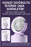 Şarjlı Masa Lambalı Mini Fan 2400 mAh – 3 Kademeli Hız, Gece Işığı, Sessiz ve Taşınabilir