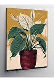 Kanvas Tablo Yeşil Bitki 50 X 70 Cnvsdkey-124961-50-70