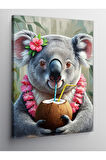 Kanvas Tablo Hindistan Cevizli Koala 50 X 70 Cnvsdkey-125892-50-70