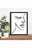 Kanvas Tablo Woman Art Desing Mdf Tablo 30 X 40