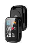 Redmi Watch 3 Lite ile Uyumlu Kasa Ve Ekran Koruyucu 360 Tam Koruma Silikon Kılıf