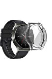 Huawei Watch Gt2 Pro ile Uyumlu Kasa Ve Ekran Koruyucu 360 Tam Koruma Silikon Kılıf