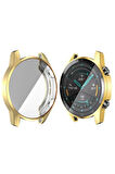 Huawei Watch Gt2 46mm ile Uyumlu Kasa Ve Ekran Koruyucu 360 Tam Koruma Silikon Kılıf