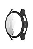 Samsung Galaxy Watch 7 40mm ile Uyumlu Kasa Ve Ekran Koruyucu 360 Tam Koruma Silikon Kılıf