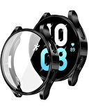 Samsung Galaxy Watch 5 40mm ile Uyumlu Kasa Ve Ekran Koruyucu 360 Tam Koruma Silikon Kılıf