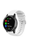 Samsung Galaxy Watch 42mm ile Uyumlu Kordon Jel Silikon Tokalı Kayış