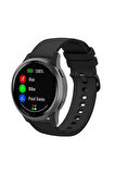Samsung Galaxy Watch 4 5 6 FE 7 ile Uyumlu Kordon Jel Silikon Tokalı Kayış